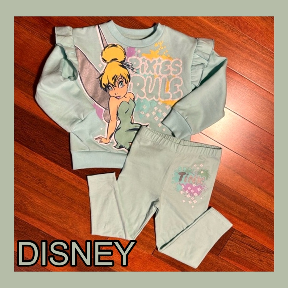 DISNEY TINKER BELL 2Pc WarmUp SIZE 3T - Picture 9 of 9